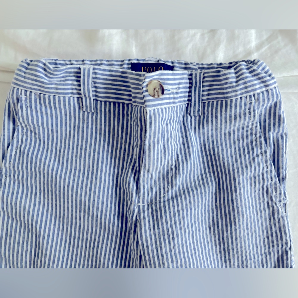 Polo Ralph Lauren Slim Fit Stretch Seersucker Pant 4/4T